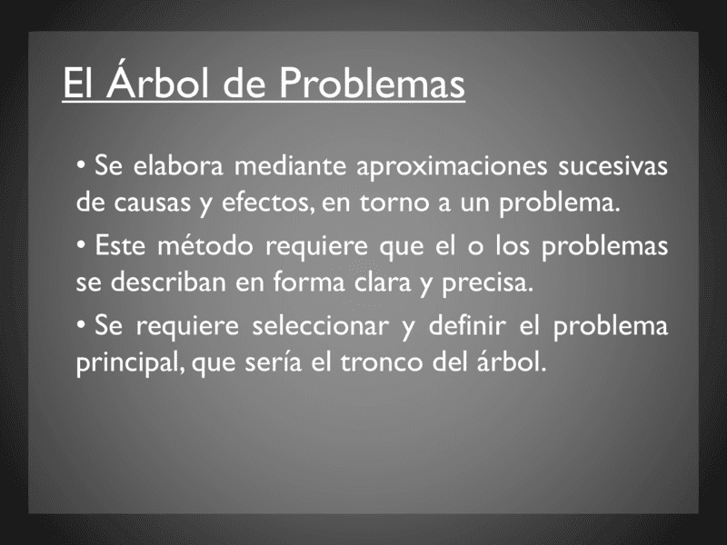 Árboles de problemas 4