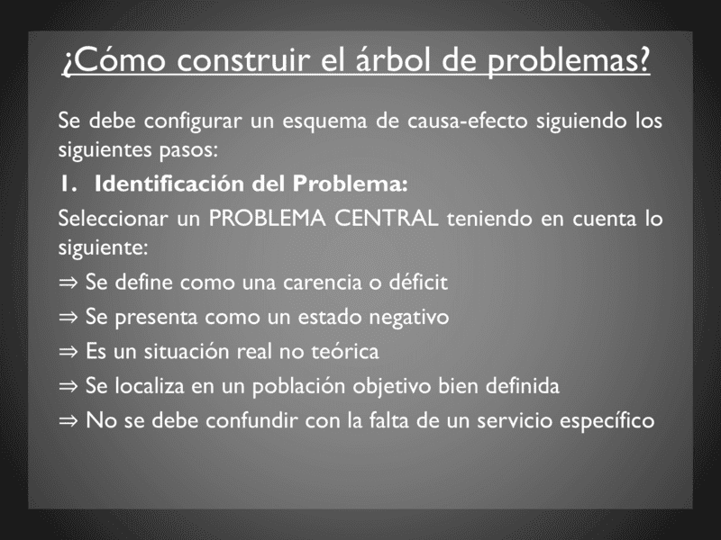 Árboles de problemas 7