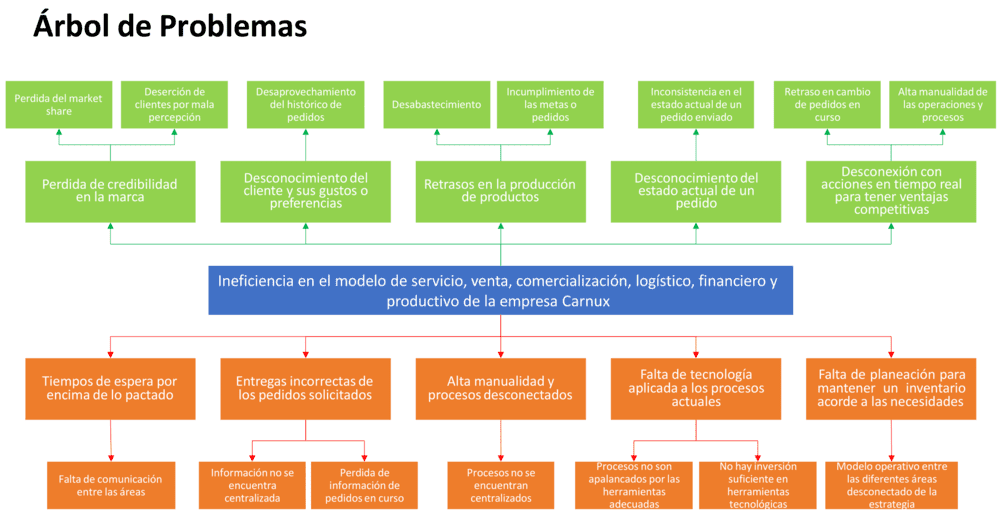 Ejemplo de árbol de problemas 6